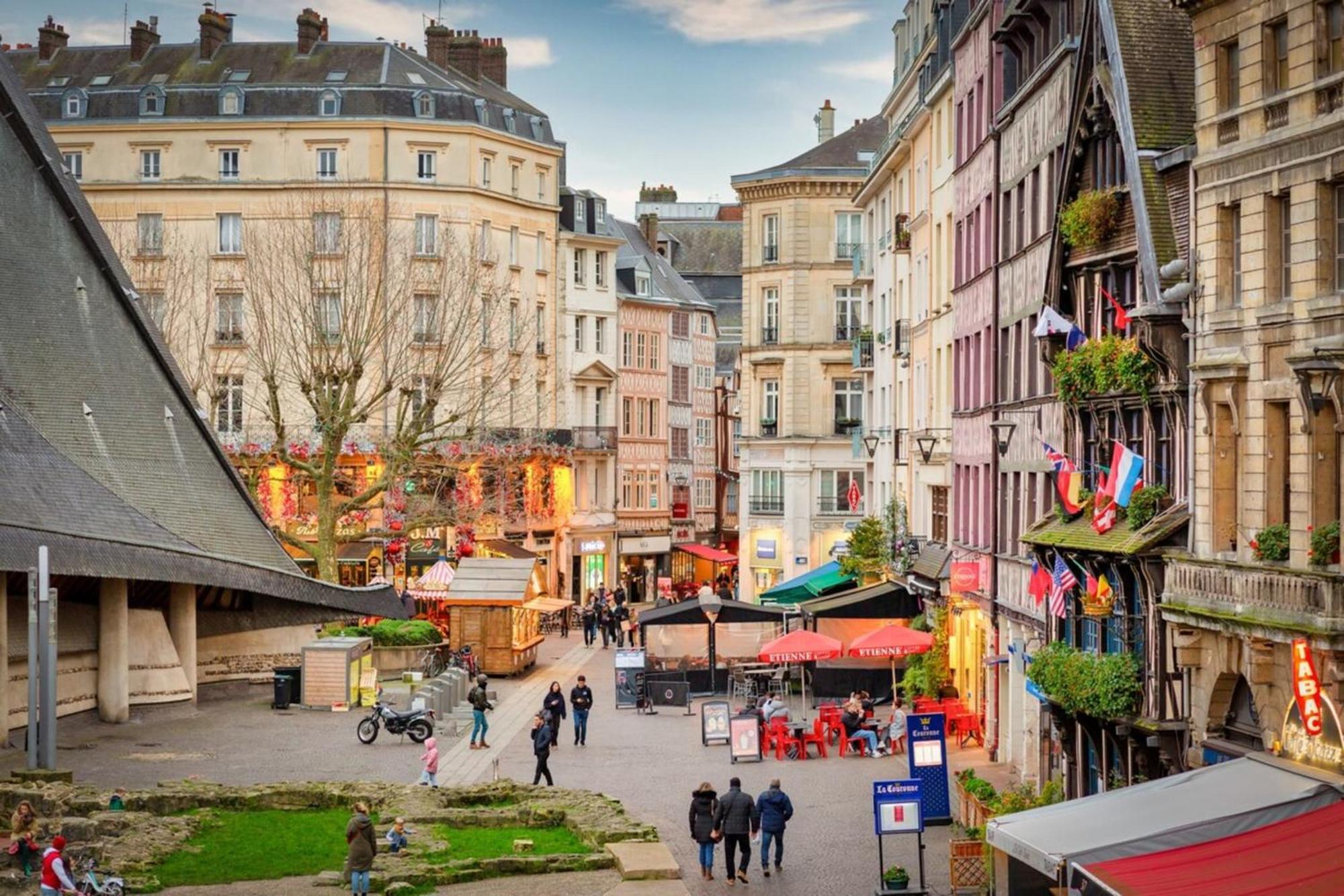 Vieux Marche Sublime Appartement Avec Ascenseur Rouen Exterior foto